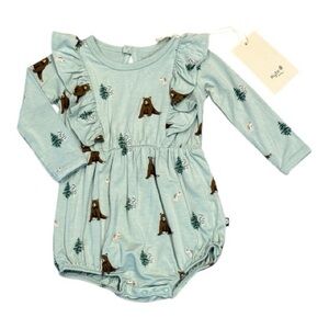 Kyte Baby Green Bears Bubble Romper